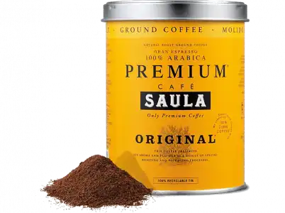 Café molido - Saula Gran Espresso Premium Original, Arábica, Intenso, 250g, Colombia