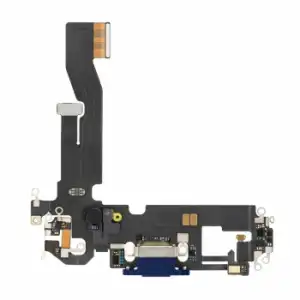 Conector Carga Lightning Micrófono Iphone 13 Recambio Azul Oscuro