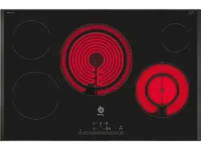 Encimera - Balay 3EB785LQ, Vitrocerámica, Eléctrica, 5 zonas, 28 cm