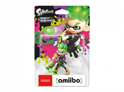 Figura - Nintendo amiibo Colección Splatoon: Inkling Chico (Verde neón)