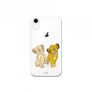 Funda Oficial de Disney Simba y Nala Mirada Cómplice El Rey León para iPhone XR