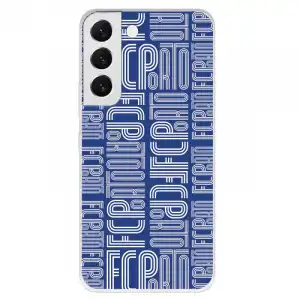 Funda para Samsung Galaxy S22 Plus del Fútbol Club Oporto Nombre Fondo Azul - Licencia Oficial Fútbol Club Oporto