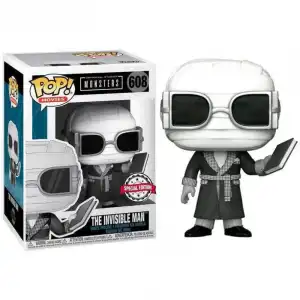 Funko Pop Universal Studios Monster Hombre Invisible Black & White Exclusivo