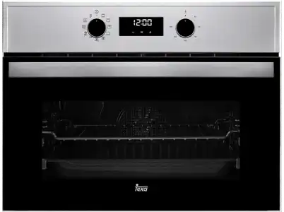 Horno compacto - Teka HBC 625 P, Multifunción, Pirolítico, 44 l, 46 cm, Inox