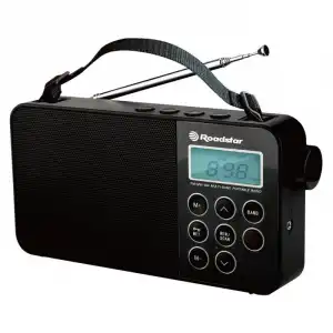 Roadstar TRA-2340PSW Radio Portátil Negro