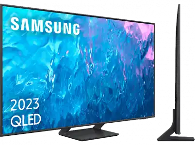 TV QLED 55" - Samsung TQ55Q70CATXXC, UHD 4K, Smart TV, Motion Xcelerator Turbo+, Quantum HDR, Diseño Airslim, DVB-T2 (H.265), Titan Gray