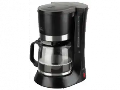 Cafetera de goteo - Jata CA290, 680 W, Filtro permanente, Sistema antigoteo, De 2 a 12 tazas, Negro