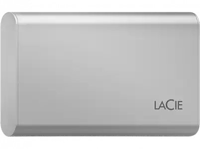 Disco duro SSD 1TB - LaCie V2, USB-C, 1.050 MB/s, Plata