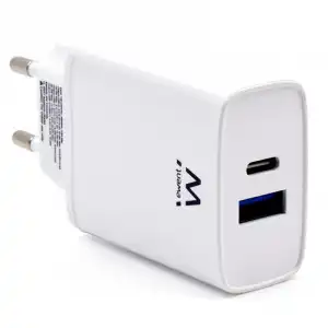 Ewent EW1321 Cargador de Pared USB-C Quick Charge 3.0 20W