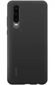 Funda de silicona Negra Huawei para P30