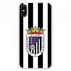 Funda Licencia Oficial Club Deportivo Badajoz Escudo Blanquinegro para iPhone XS