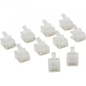 Goobay Conector RJ12 Transparente Pack 10 Unidades