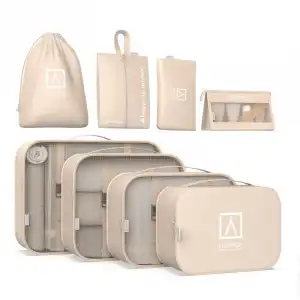 Numada Midweek A80 Set 8 Organizadores De Maleta Beige