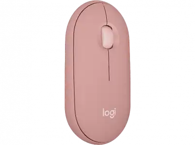 Ratón inalámbrico - Logitech Pebble 2 M350S, Inalámbrico, Multidispositivo, 4000 ppp, Rosa