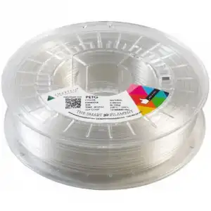 Smartfil PETG Filamento 3D Translúcido Brillante 2.85 mm 750g Natural