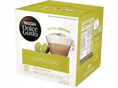 Cápsulas monodosis - Nescafé Dolce Gusto Cappuccino, 8+8