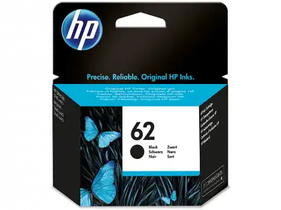 Cartucho de tinta - HP 62, Negro, C2P04AE