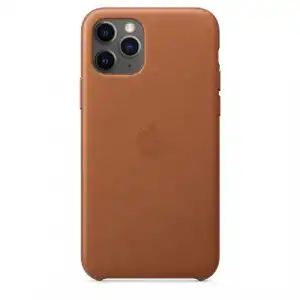 Funda de piel Apple Marrón caramelo para iPhone 11 Pro