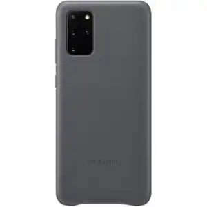 Funda Samsung En Piel Para Galaxy S20 Plus Gris Ef-vg985lj Nueva