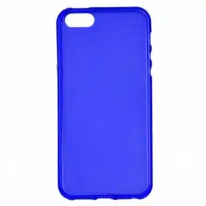 Funda Silicona Lisa Azul para iPhone 5