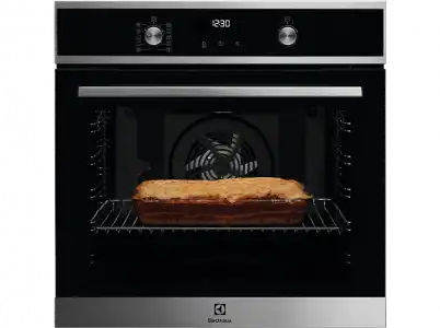 Horno - Electrolux EOF6P60X, 72 L, Multifunción, Pirolítico, SurroundCook®, Display LED, 60 cm, A+, Inox