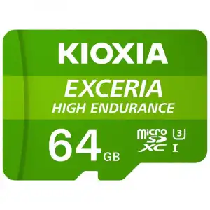 Kioxia Exceria High Endurance MicroSDXC 64GB UHS-I V30 Clase 10