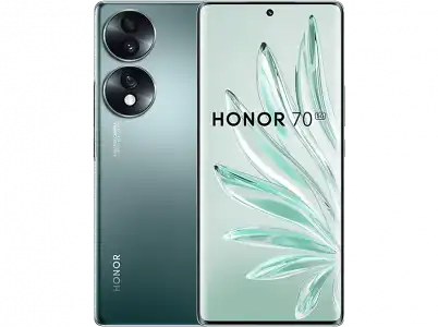 Móvil - HONOR 70, Green, 128 GB, 8 6.67" Full HD, Qualcomm Snapdragon 778G Plus 5G, Triple Cam 54MP, 4800mAh, Dual Sim