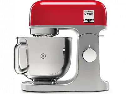 Robot de cocina - Kenwood kMix KMX750RD, Amasadora repostería, 1000 W, Bol 5L, 6 Velocidades, Rojo