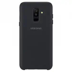 Samsung Dual Layer Cover Negra para Samsung Galaxy A6 Plus