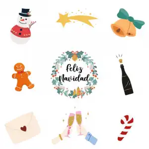 Stickers Feliz Navidad