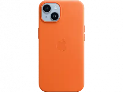 Apple Funda de piel con MagSafe para el iPhone 14, Naranja