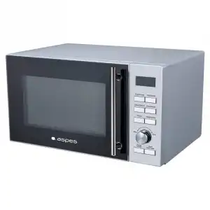 Aspes AMWC25900DGN Microondas con Grill Cerámico 25L 900W Acero Inoxidable