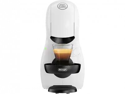 Cafetera de cápsulas - Nescafé Dolce Gusto De'Longhi Piccolo XS EDG110.WB, 15 bar, 0.8 l, 1400 W, Modo Eco 1min, Blanco