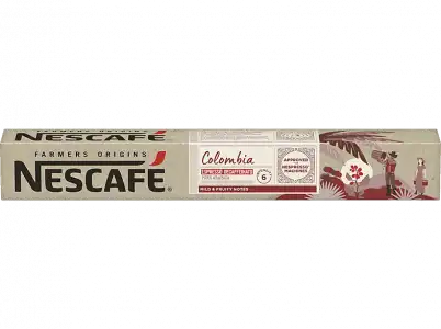 Cápsulas monodosis - Nescafé Espresso descafeinado, Colombia, Descafeinado, 10 cápsulas