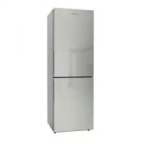 Frigorífico Combi No Frost F 326l Puertas Cristal Gris Schneider Scb318nfgls