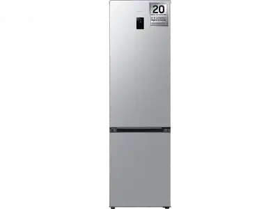 Frigorífico combi - Samsung SMART AI RB38C675DSA/EF, No Frost, 203 cm, 390l, All-Around Cooling, WiFi, Inox