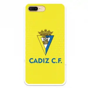 Funda Licencia Oficial Cádiz CF Fondo Amarillo para iPhone 8 Plus