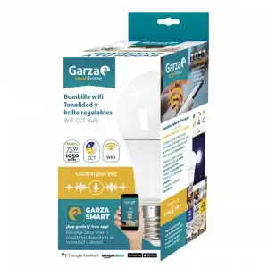 Garza Smarthome Bombilla Esférica LED WiFi 10W E27 Regulable