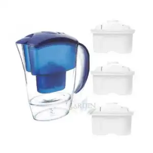 Jarra Purificadora Agua 2 Litros + 3 Filtros Recambio