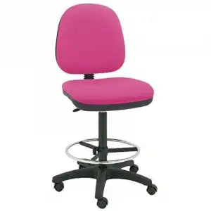 La Silla de Claudia Milano Taburete Giratorio Asiento y Altura Ajustable Fucsia