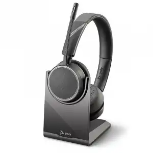 Poly Voyager 4220 Office Auriculares Inalámbricos para Centro de Llamadas