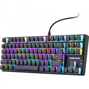 Preyon Red Blitz Claw Teclado Mecánico Gaming RGB Switch Gateron Red