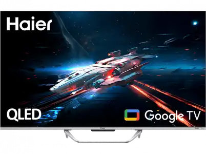 TV QLED 55" - Haier Q8 Series H55Q800UX, Smart (Google TV), HDR 4K, Direct LED, Dolby Atmos-Vision, Gaming 120 Hz, Negro