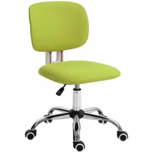 Vinsetto Silla De Oficina Silla De Escritorio Giratoria 48x53x80-90cm Verde Lima