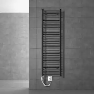 Calentador Eléctrico De Baño Sahara 400x1500 Mm Antracita