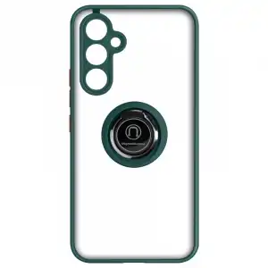 Carcasa Samsung Galaxy A54 5g Bimaterial Anillo Soporte Vídeo Verde