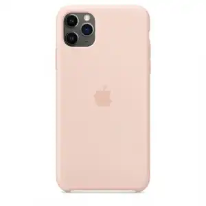 Funda de silicona Apple Rosa arena para iPhone 11 Pro