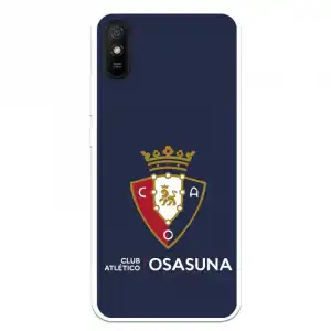 Funda Licencia Oficial CA Osasuna Escudo Fondo Azul para Xiaomi Redmi 9A