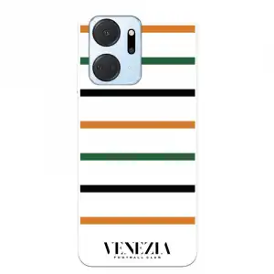 Funda Para Honor X7a Del Venezia Football Club Fondo Blanco Rayas - Licencia Oficial Venezia Football Club