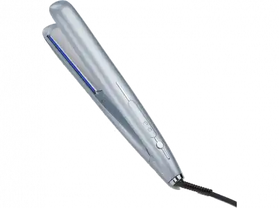 Plancha de pelo - BaByliss Hydro-Fusion, Cerámica, 50 W, Hasta 230 °C, Advanced Ceramics™, Azul